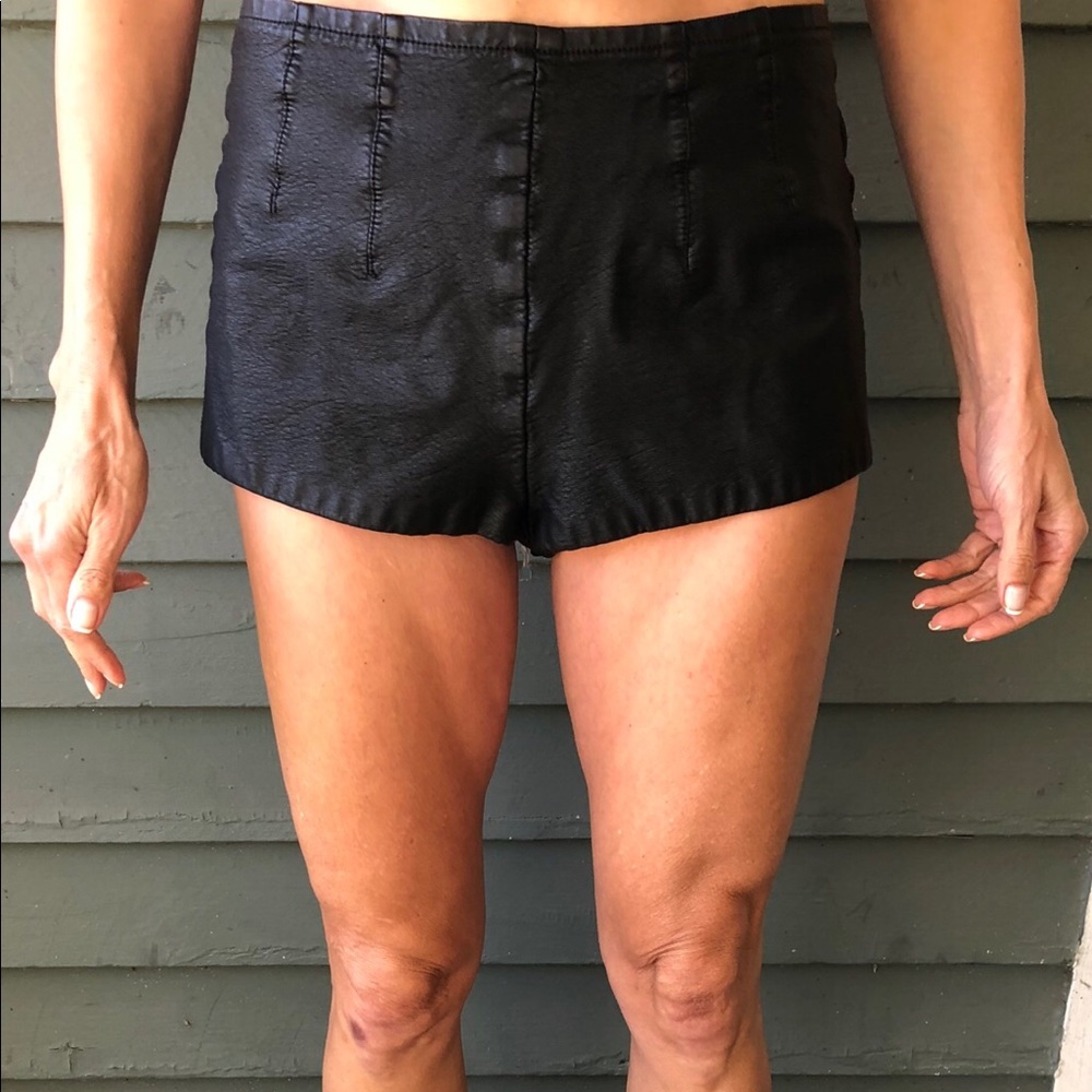 Urban Outfitters Silence + Noise Leather Shorts